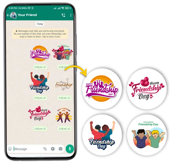 Friendship Day whatsapp sticker